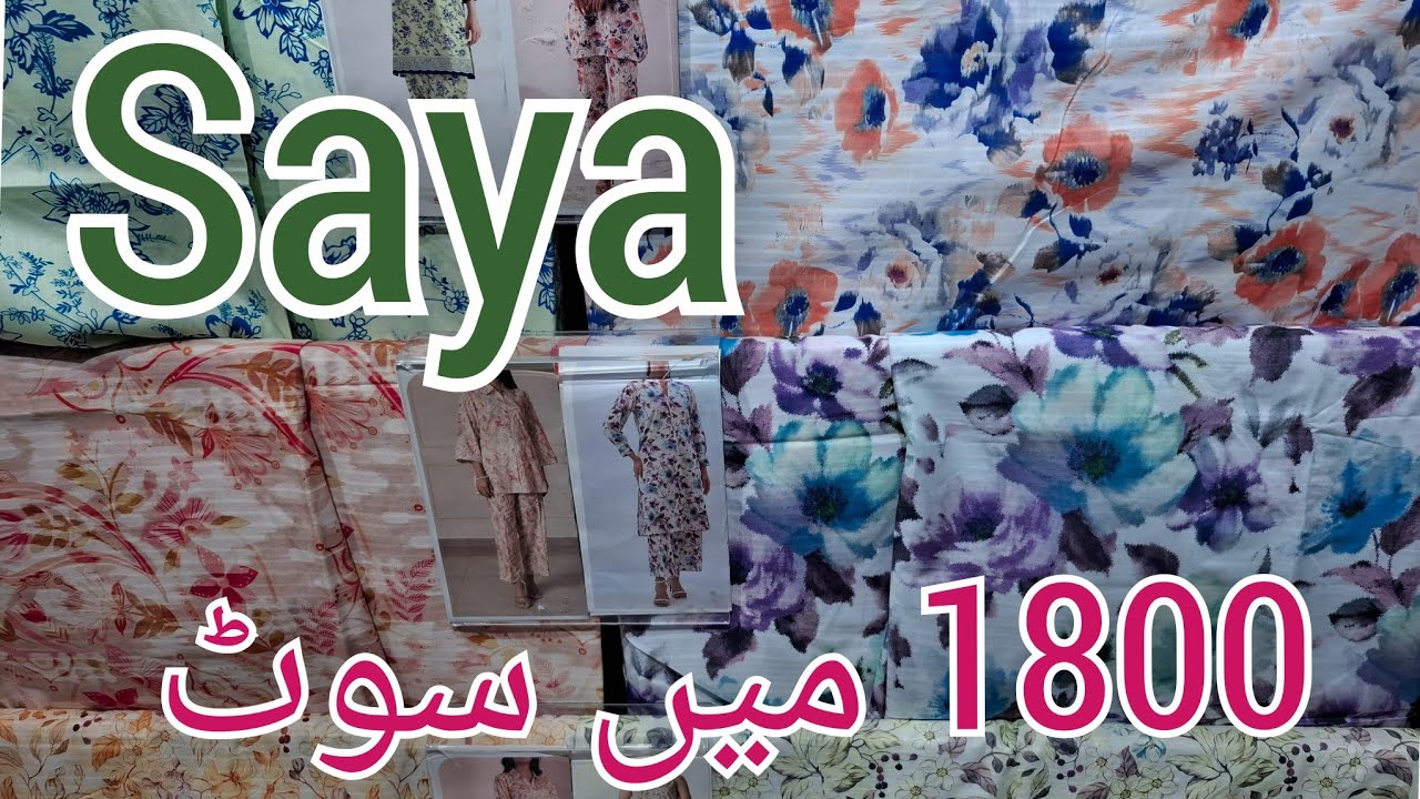 Saya Azadi Sale 2025♥️Everything in just 1800😱Saya Sale today 2025