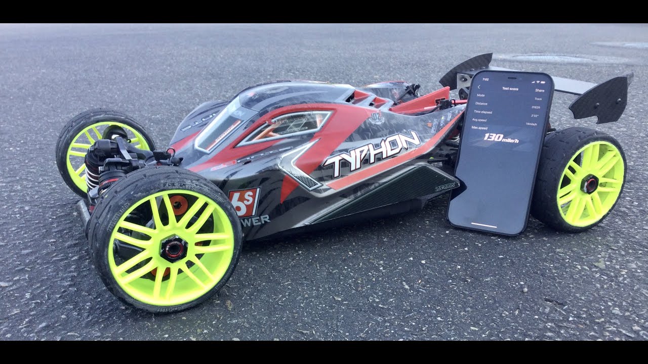 Arrma Typhon 6s Speed Run - 130mph - XLX2 TP 4070