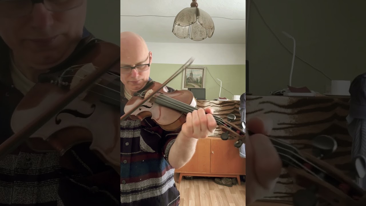 Prší, prší - jen se leje - housle - samouk