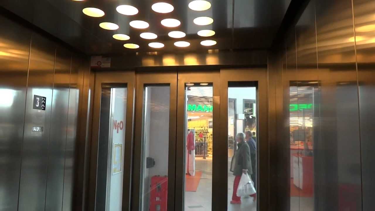 KONE MonoSpace MRL Traction elevator @ Åkersberga Mall, Åkersberga, Sweden.
