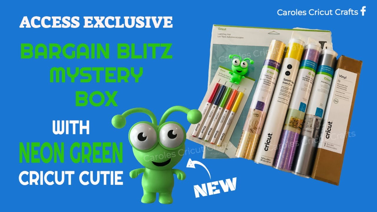 BARGAIN BLITZ MYSTERY BOX with NEW CRICUT CUTIE!!