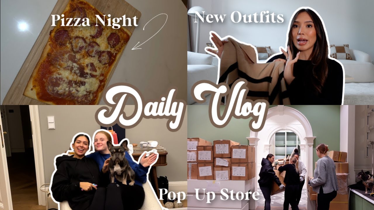 NINETY-9 Pop-Up Store Vorbereitung, neue KLEIDUNG & Girls Night | Daily Vlog | Adorable Caro