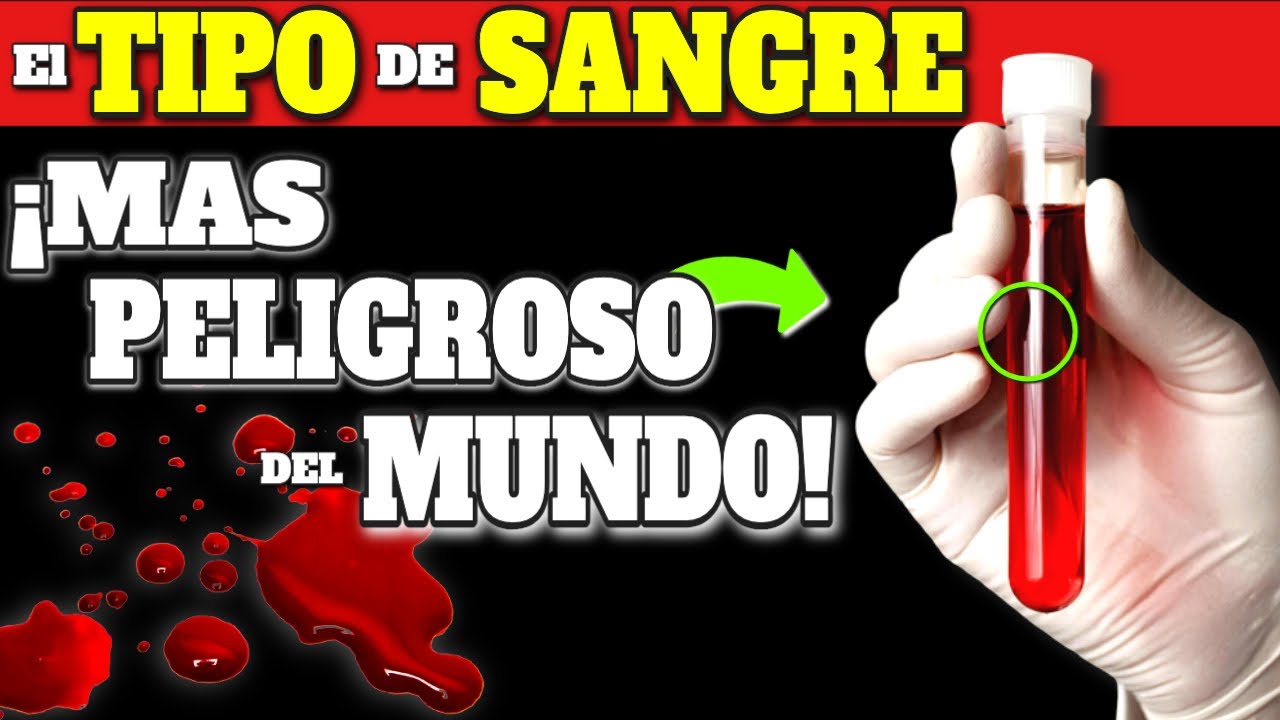¡El TIPO SANGUÍNEO MÁS PELIGROSO del MUNDO! | TIPO de SANGRE y RIESGO de ENFERMEDADES