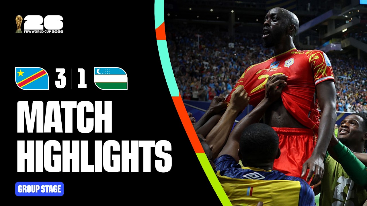 Highlights | Congo DR 3-1 Uzbekistan | FIFA World Cup 2026&trade;