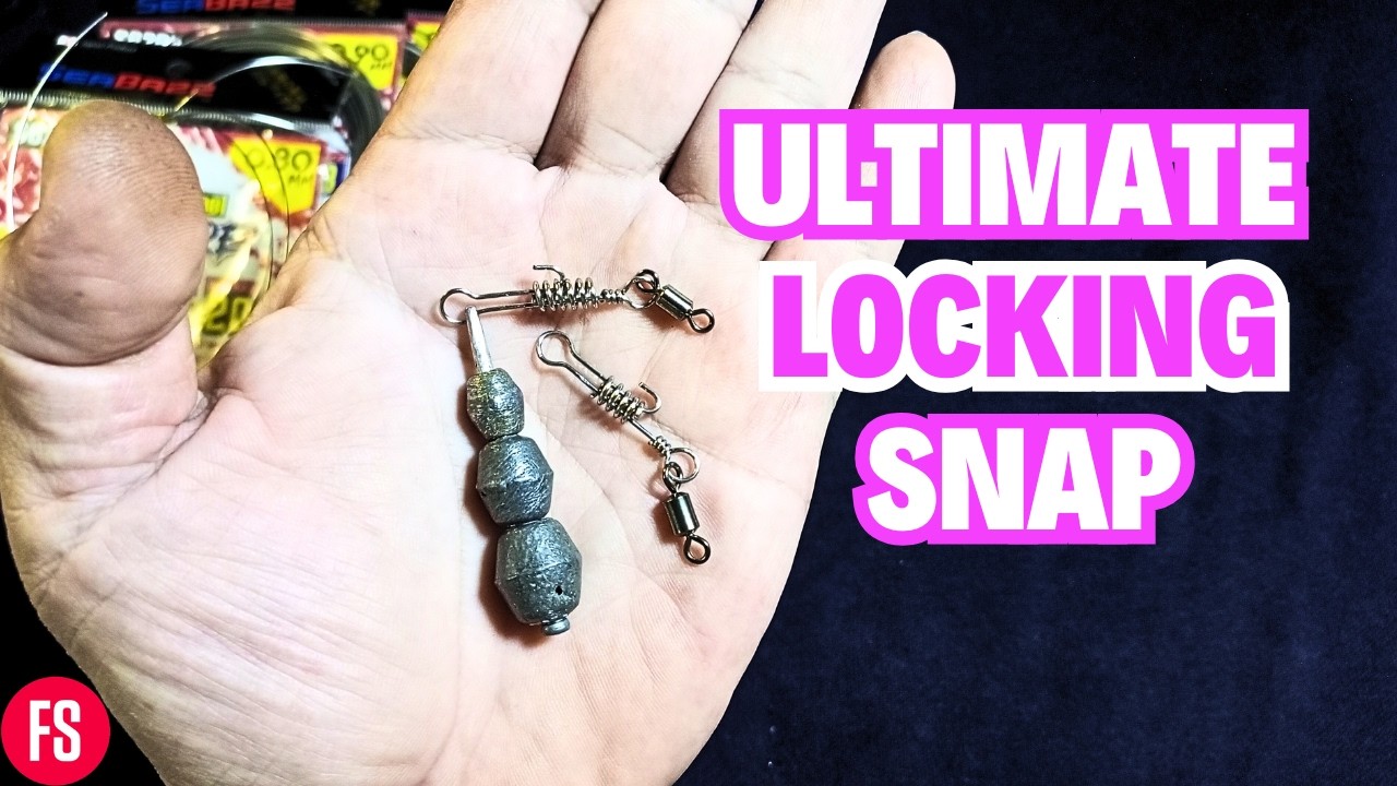 HOW TO HOMEMADE TWISTLOCK SNAP CLIP FISHING | Locking Until Death !!! Unless the Fishing Line Breaks