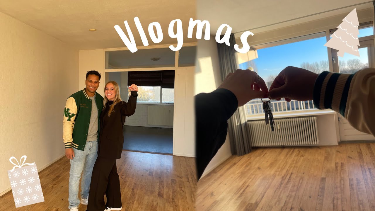 VLOGMAS #1🎄Wij gaan samenwonen in ons nieuwe huisje! 🏠🔑 | Janette
