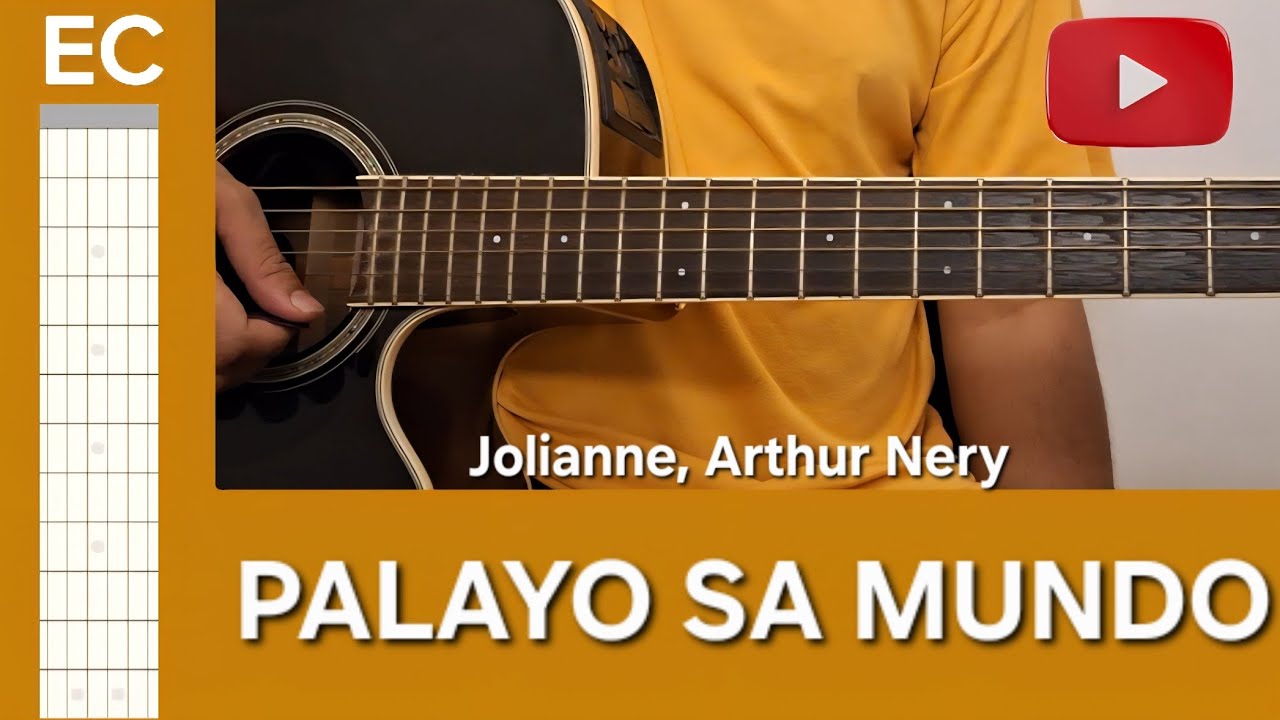 Palayo Sa Mundo | EC Guitar Tutorial | Jolianne, Arthur Nery 