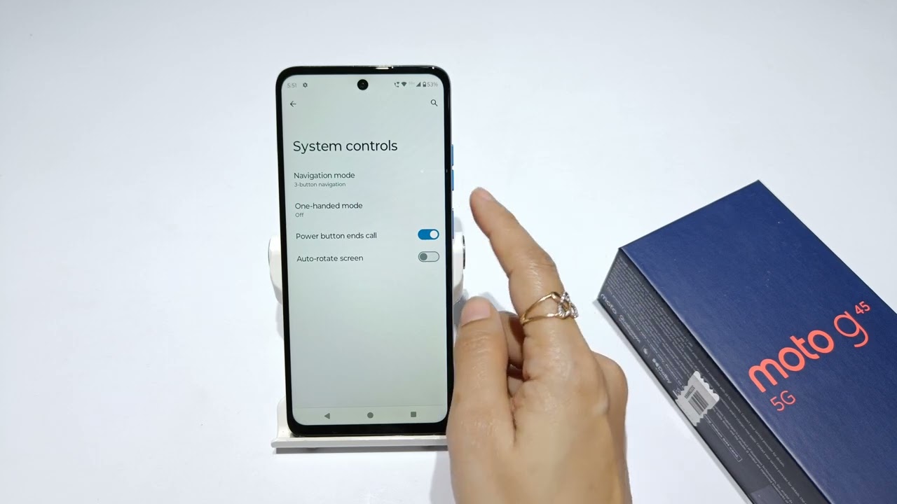 How to use power button end call in moto g45 5g | moto g35 press power button end call kaise lagaye