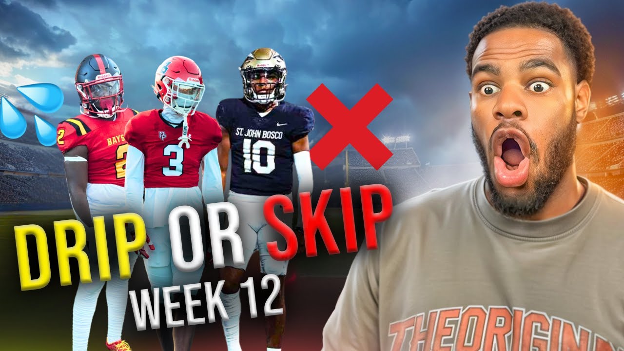 Finally Rating My Subscribers Football Drip Again (Drip or Skip Week 12)