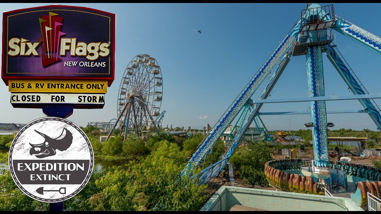 Заброшенная история Jazzland/Six Flags New Orleans | Expedition Extinct