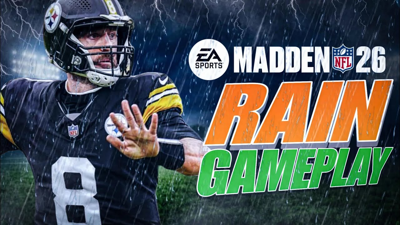 Madden 26 Rain Gameplay! FULL GAME! Steelers vs Browns