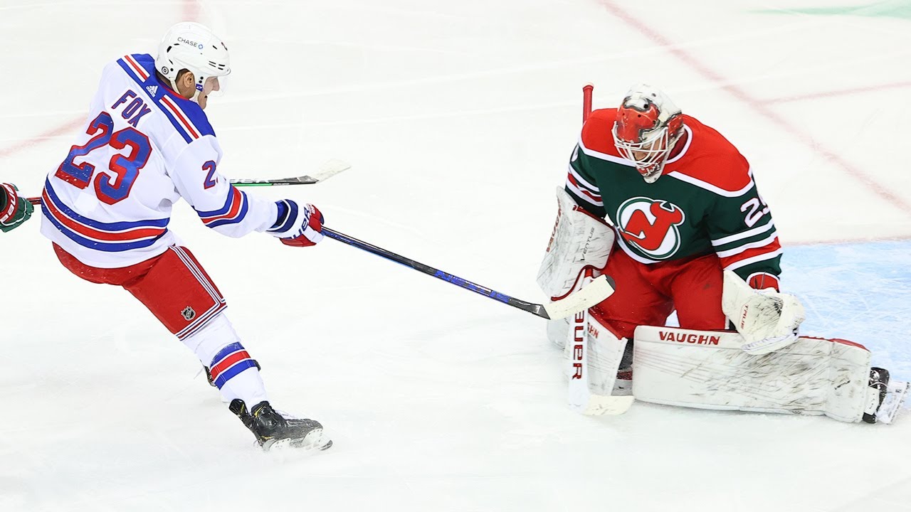 Adam Fox goes coast-to-coast against Devils