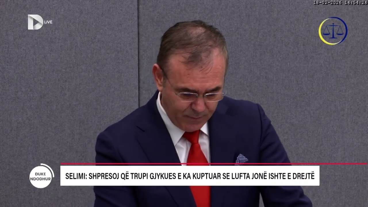 &ldquo;E treta her&euml; q&euml; marr&euml; fjal&euml;n, dhe shpresoj e fundit&rdquo; - Rexhep Selimi n&euml; fillim t&euml; fjal&euml;s s&euml; tij