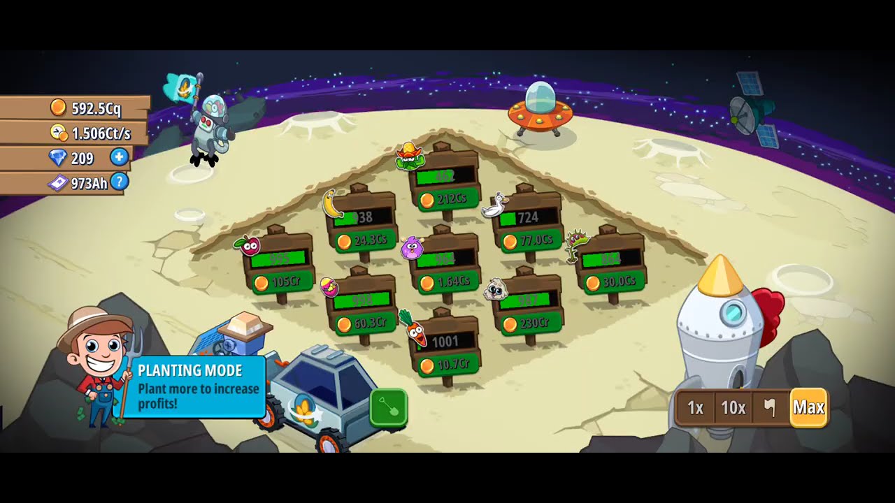 Moon Mission Idle Farming Empire