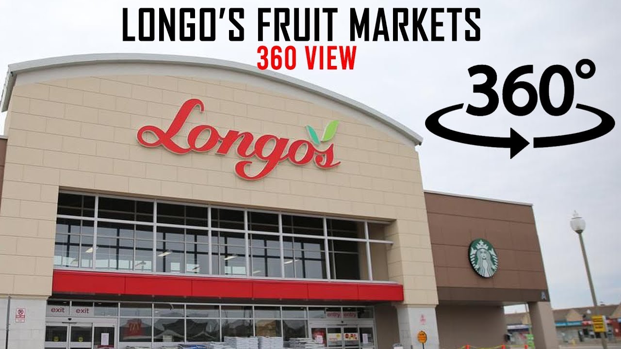 Inside Longo's Canadian Super Market in Toronto: 360&deg; VR Video (Full HD)