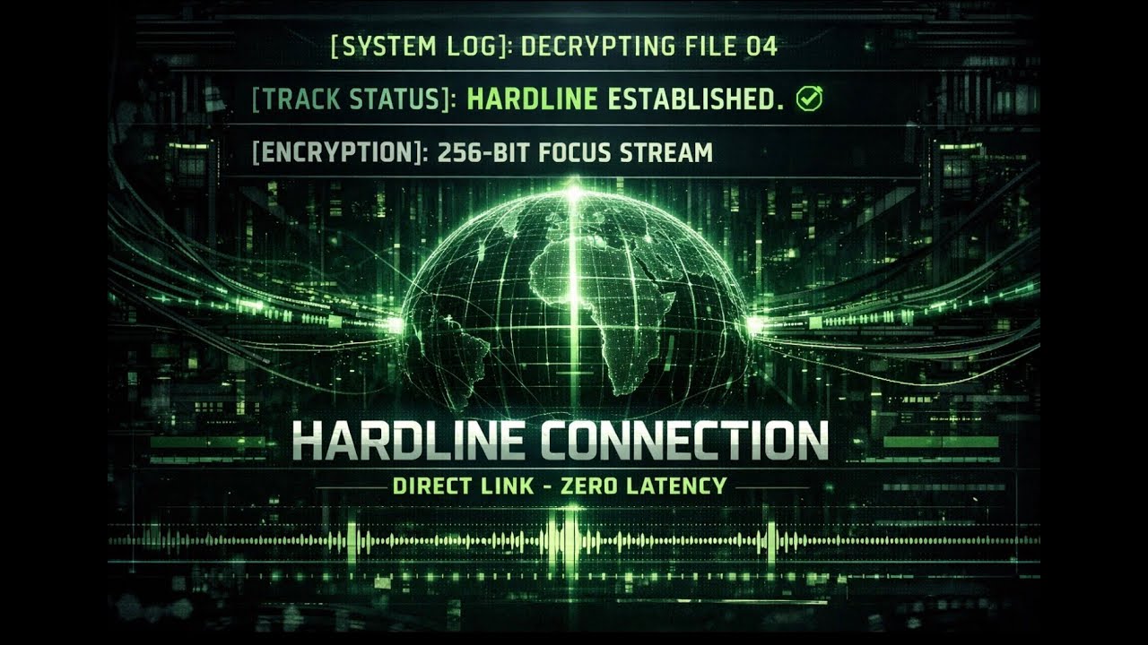 Background Music for Studying 📚 Hardline: Industrial Tech-Noir for Deep Concentration (File 04)
