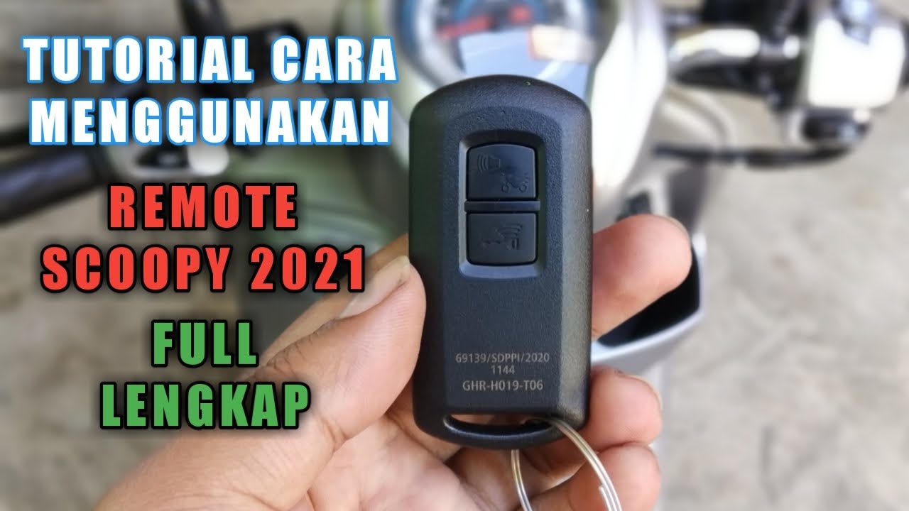 How to Use the 2021 Scoopy Prestige Keyless Remote. LATEST