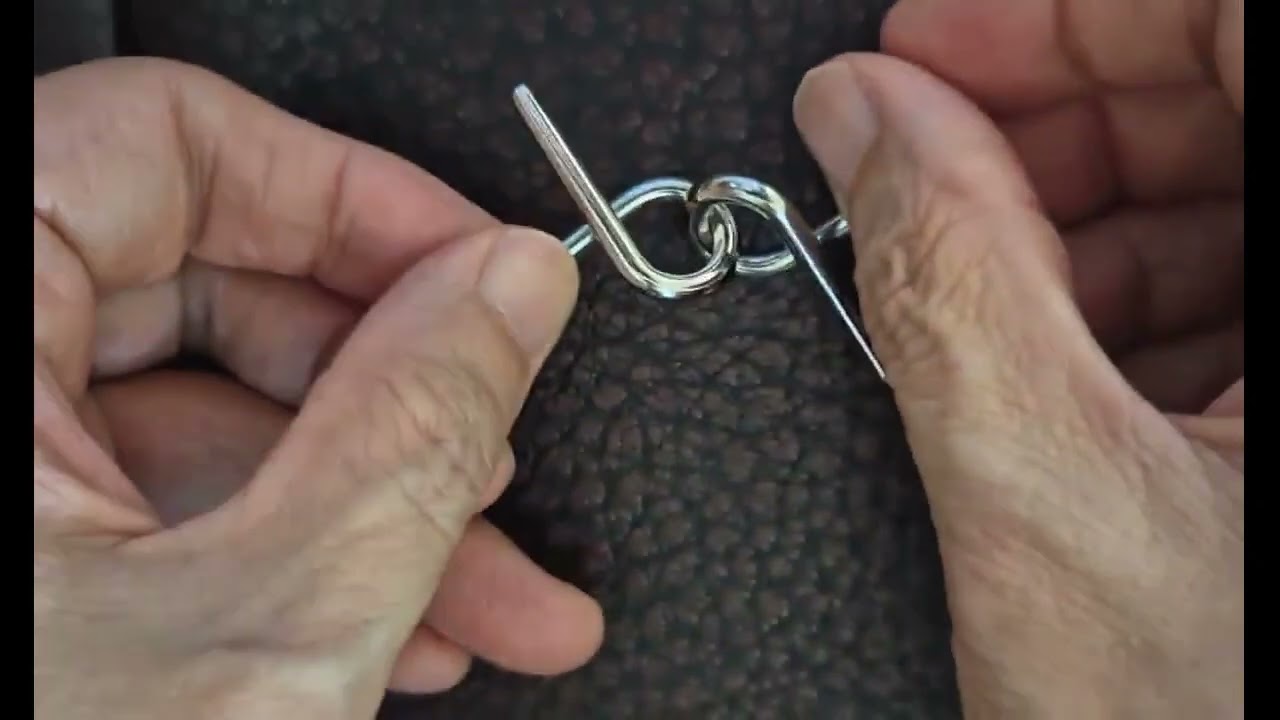 와이어퍼즐(지혜의 고리)16, 17, 18, 19, 20번 해법 / 힘으로 하면 안 돼요... 지혜로 풀어요~^^