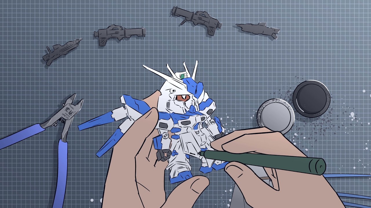 Gunpla and Chill Lofi Hip Hop Mix, Relaxing Gunpla Building