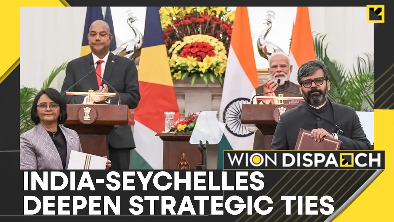 PM Modi Meets Seychelles President, Talks Focus on Maritime Security | WION Dispatch