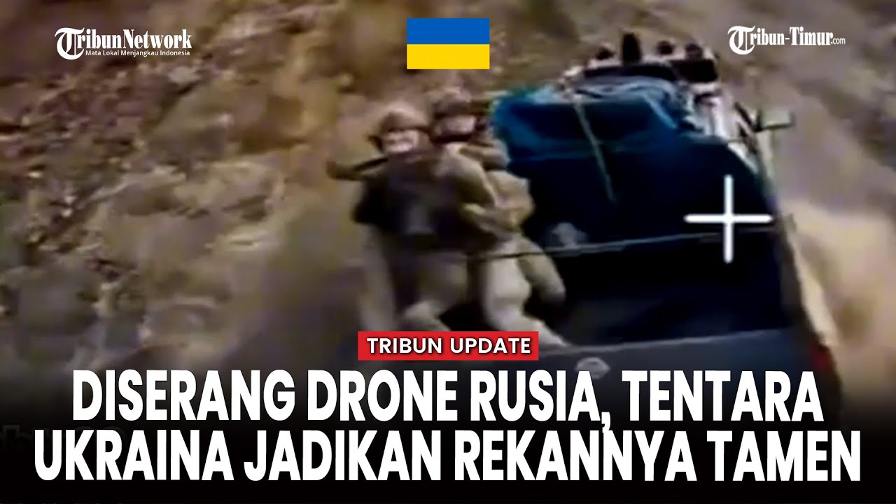 Drone Peledak Rusia Hantam Tentara dan Kendaraan Ukraina di Dnipropetrovsk