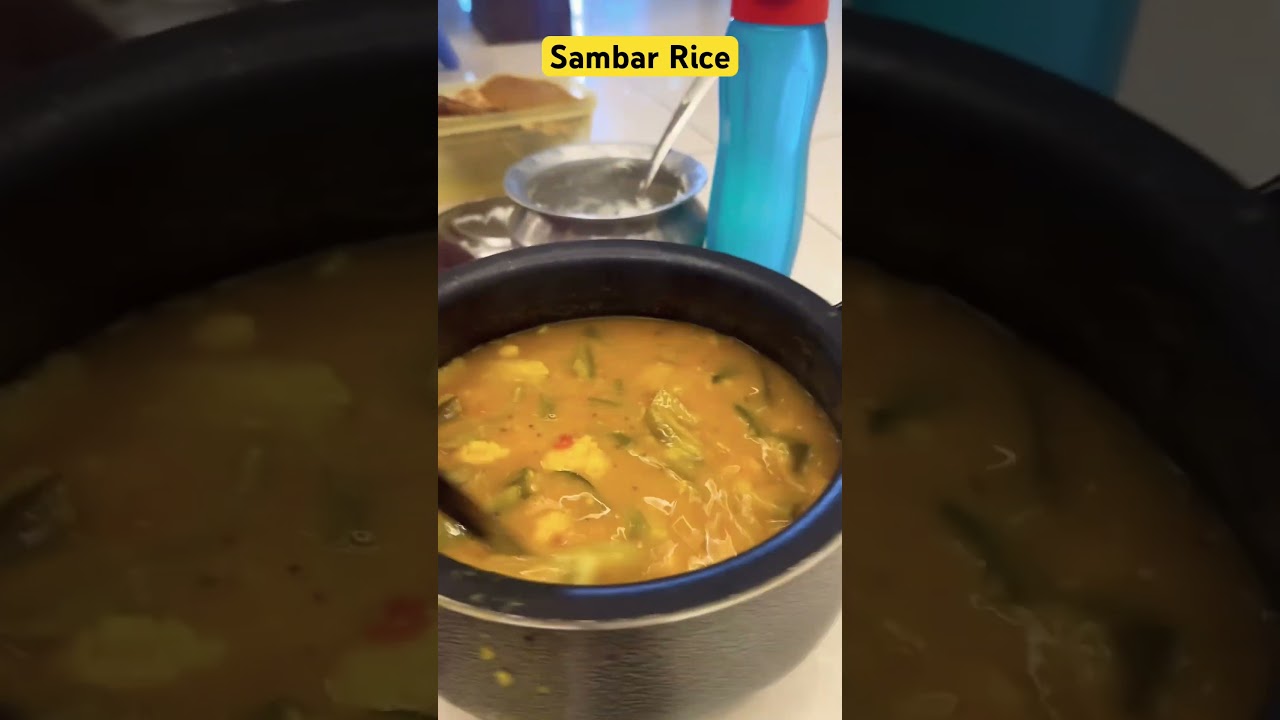 #whiterice #sambar #food #southindianfood #andhrameals