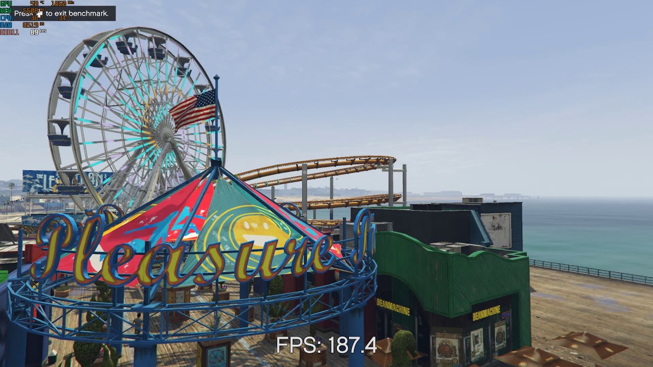 I7 8700K - GTX 1080 TI - GTA V My Settings @1080p