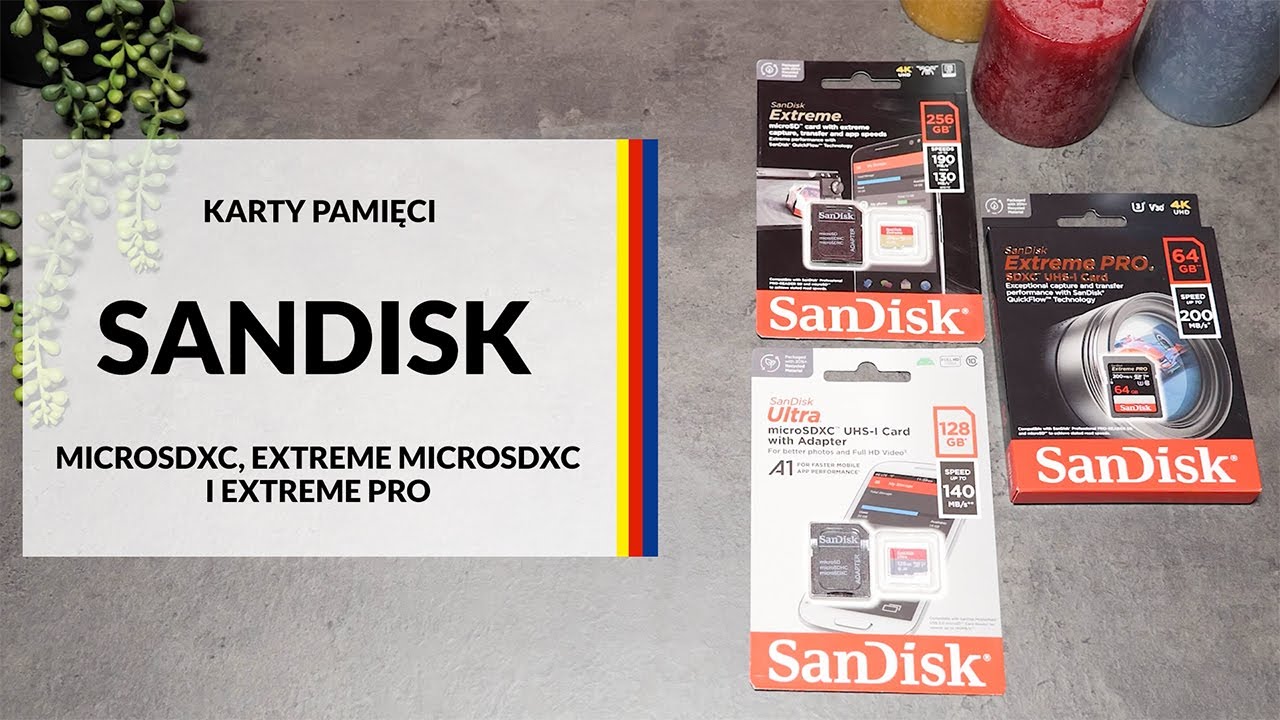 Karty pamięci SanDisk microSDXC &ndash; dane techniczne &ndash; RTV EURO AGD