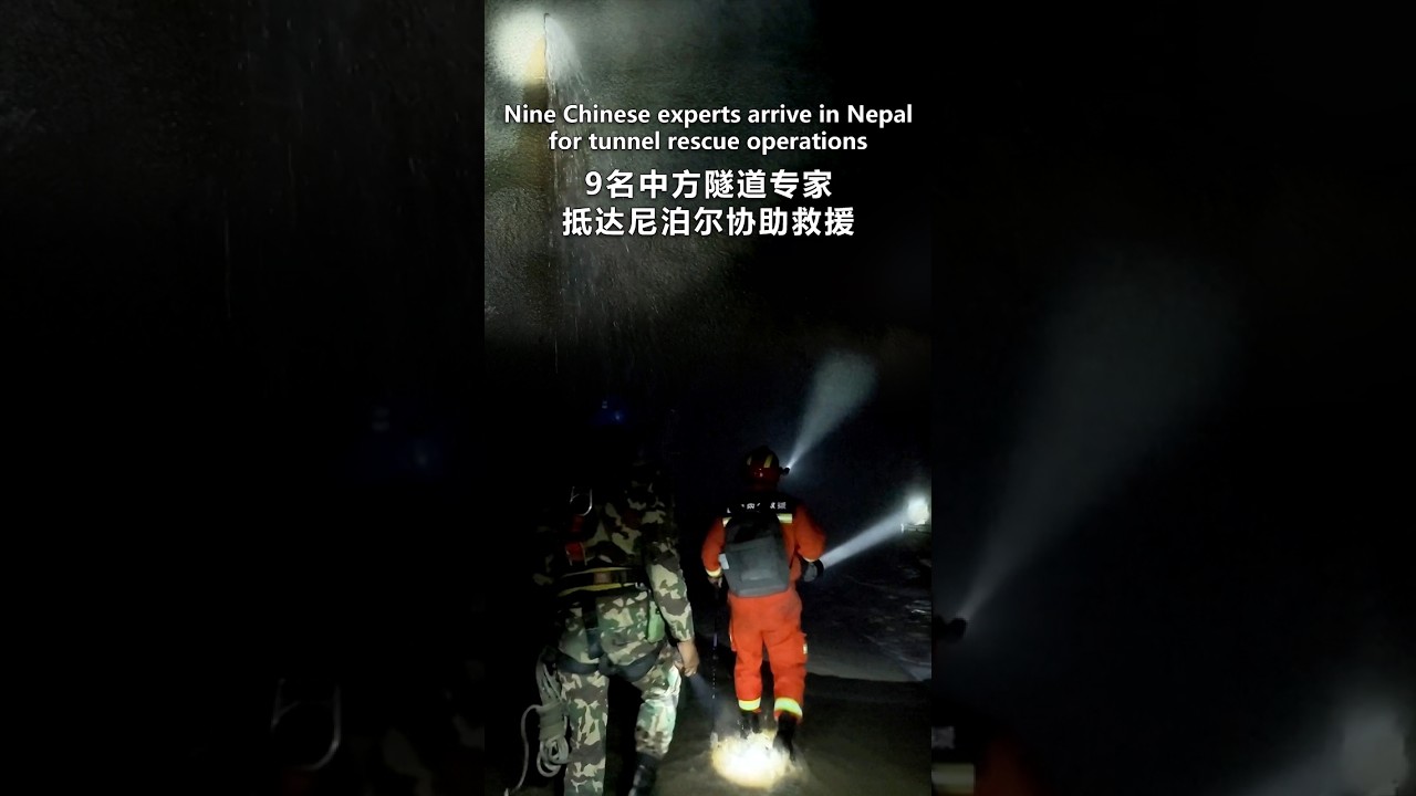 Nine Chinese experts arrive in Nepal for tunnel rescue operations