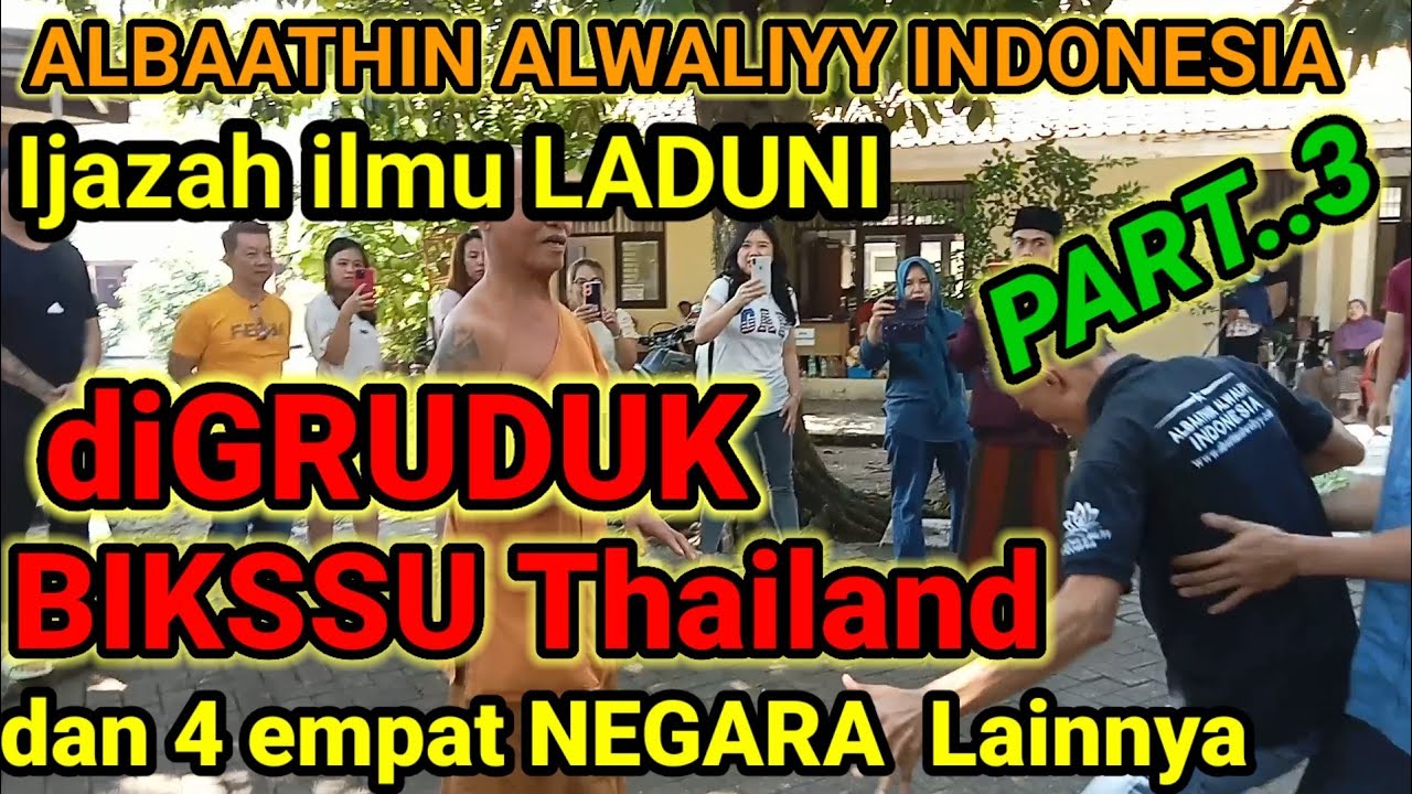 PARA BIKSU dari 4 ( empat ) Negara MengGERUDUK..❗ PADEPOKAN Albaathin Alwaliyy Indonesia