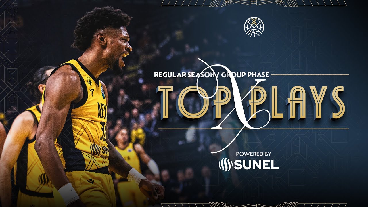 Top 10 Plays of the Group Phase - Powered by SUNEL | #BasketballCL 2025-26