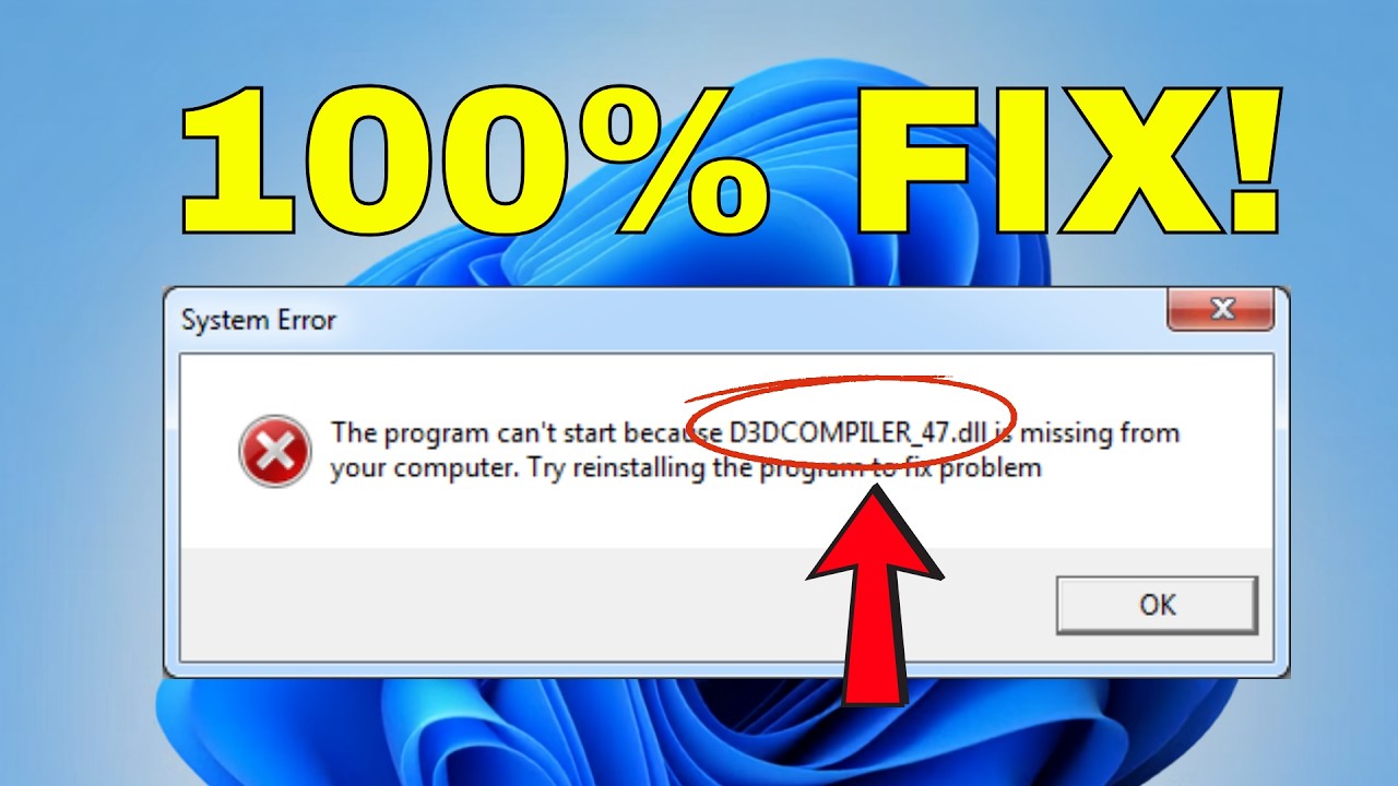 D3DCompiler_47.dll Is Missing? Here's How to Fix It! (Windows 11/10)