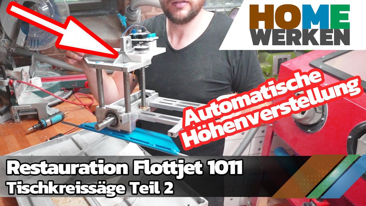Restauration Flottjet 1011 Tischkreissäge, Restoration Table Saw Teil 2