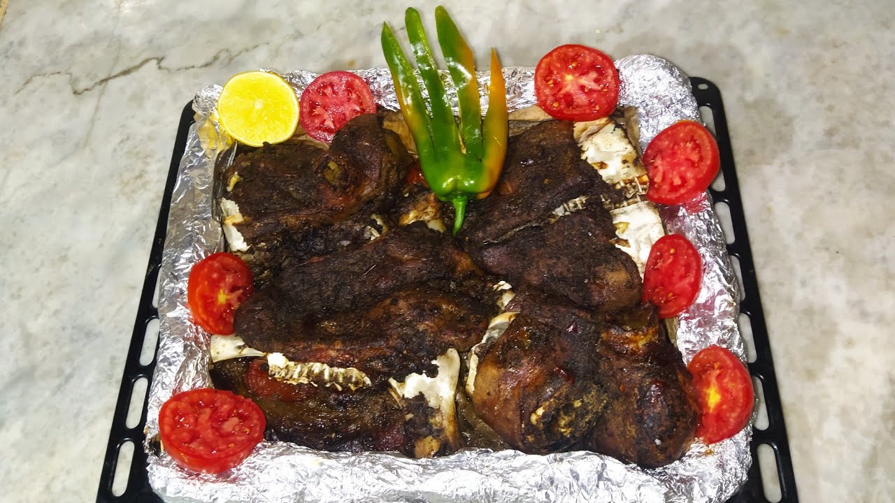 بوزلوف 🐏😋👌🏻 في الفرن بتتبيلة رائعة 🥩تقول لحم ما تنسايش معاه عصير الليمون 🍋🍸🍹جربيها وقتها.