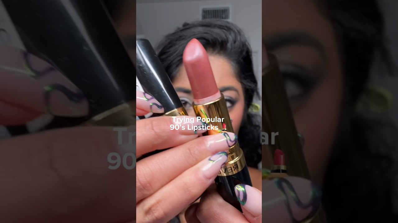 These ​⁠​⁠​⁠@revlon lipsticks were SUPER popular in the 90s, lets see what all the hype is about👀