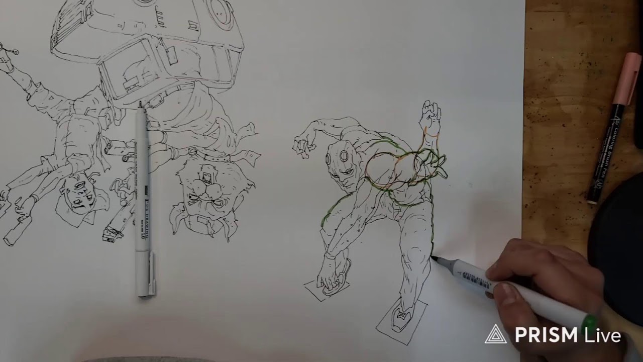 live drawing