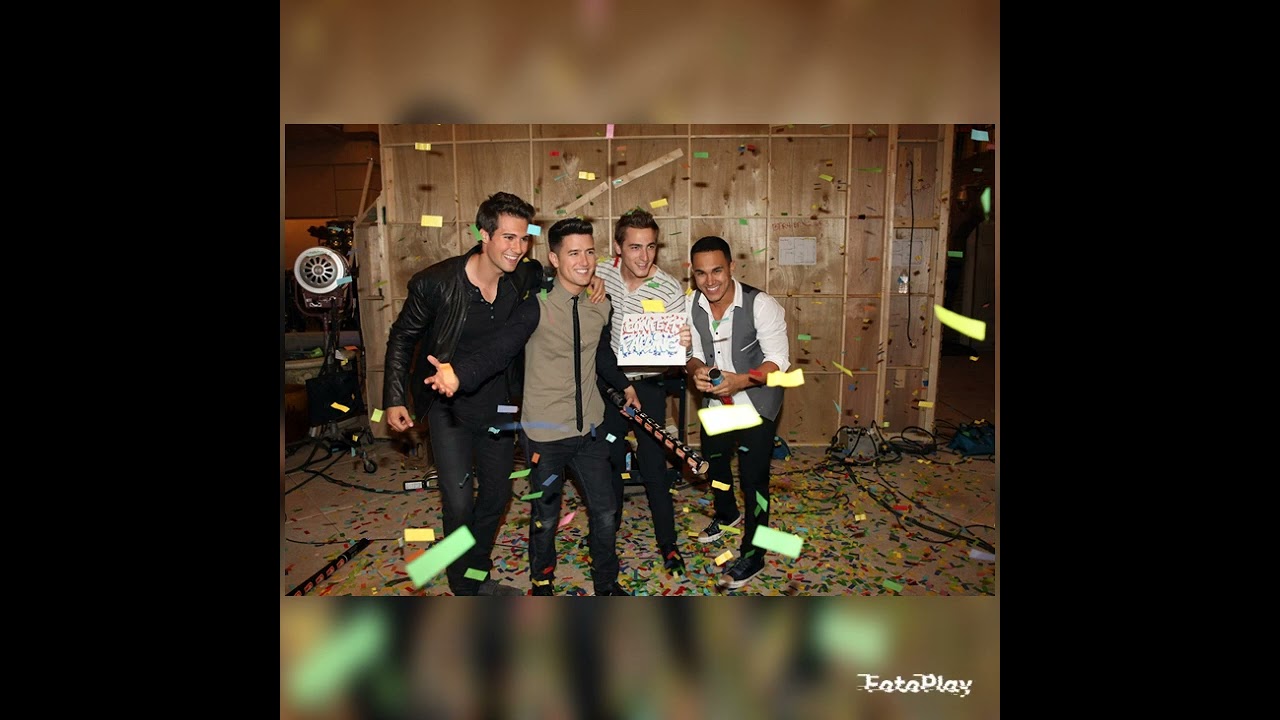 confetti falling - big time rush (sped up)
