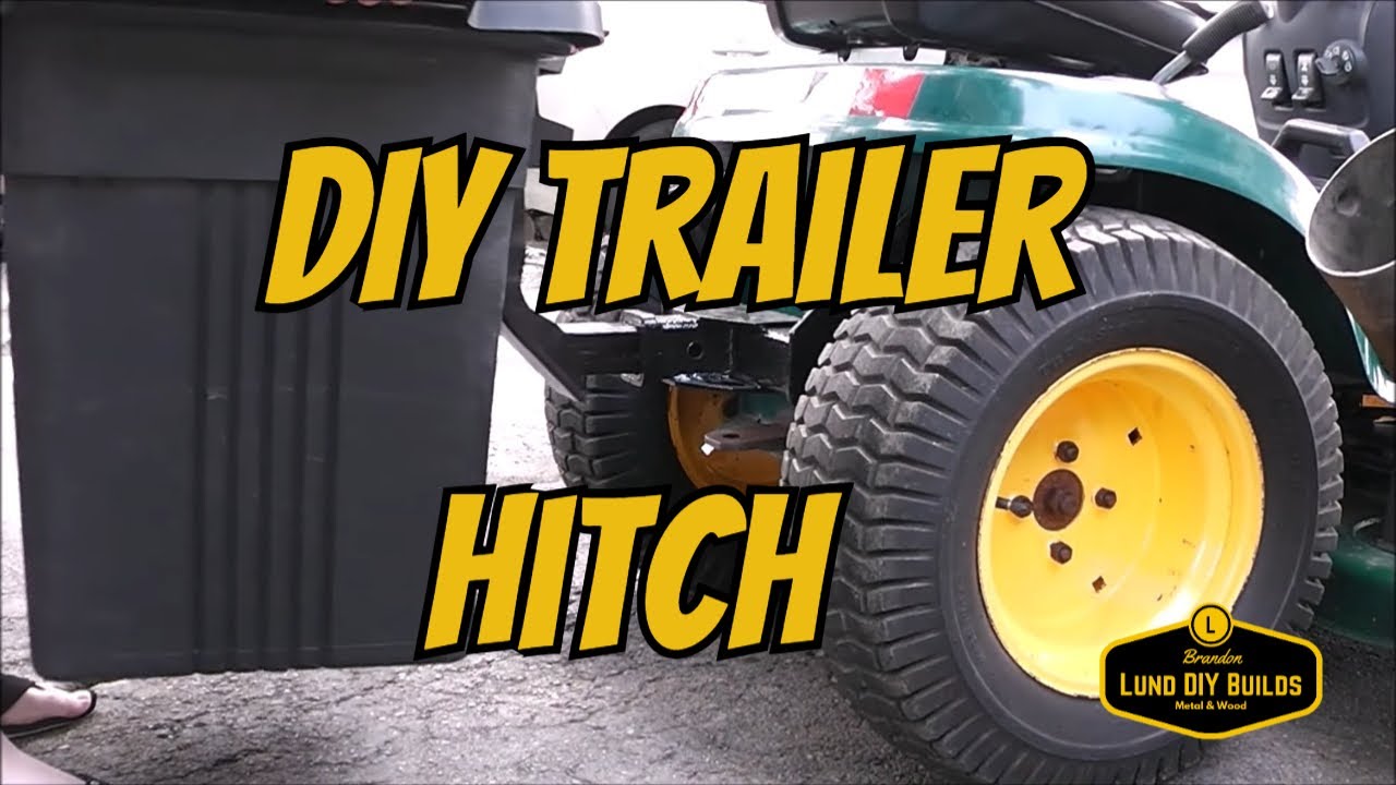 How to Fabricate a Heavy-Duty Lawn Tractor Trailer Hitch Attachment – Simple DIY Tutorial!