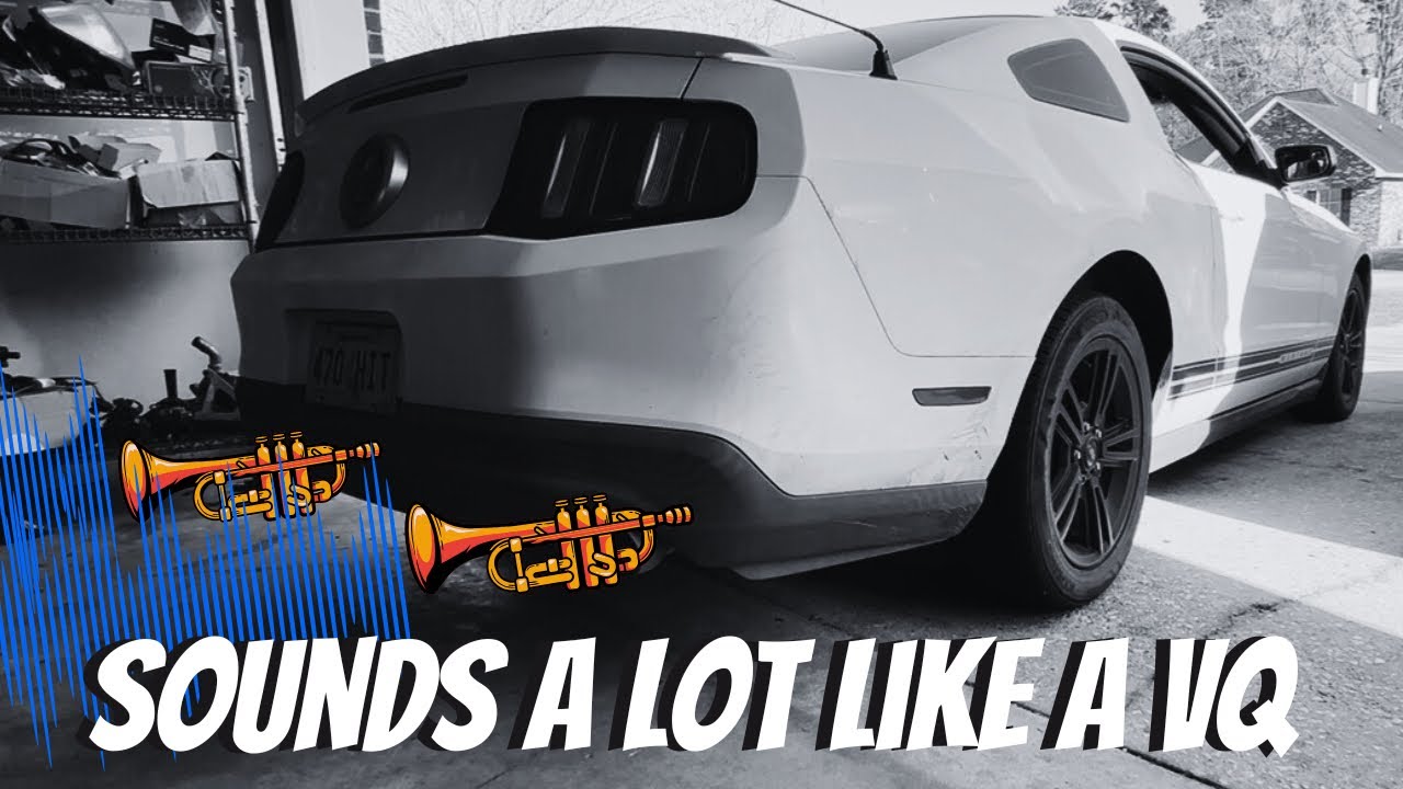 2012 Mustang V6 Muffler Delete