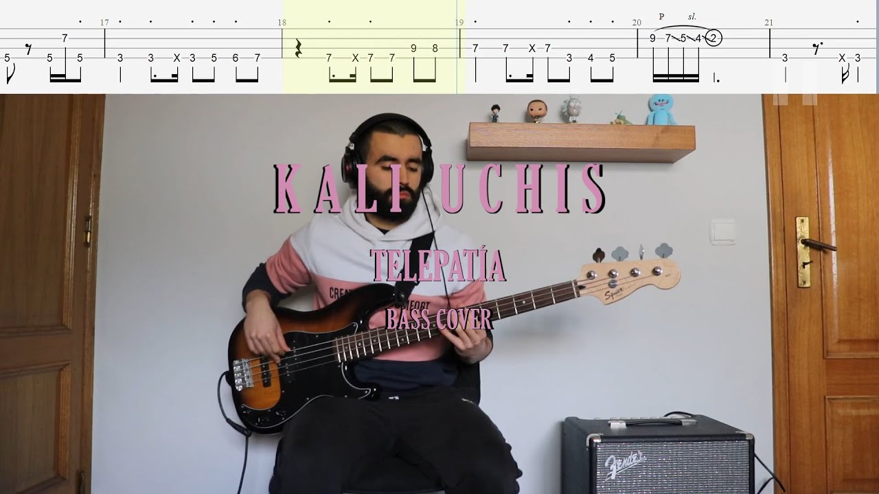 Kali Uchis - telepatía [Bass Cover + Tabs]