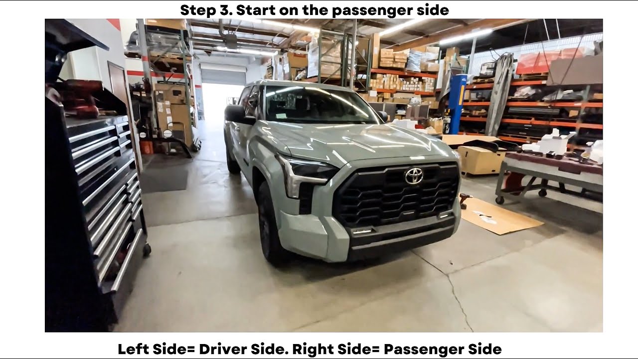 E1 Electronic Running Board Installation - Toyota Tundra