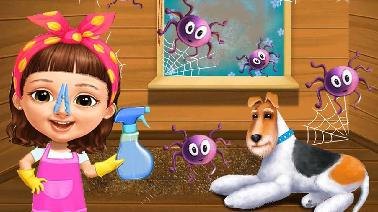 Fun Cleaning Games For Girls Sweet Baby Girl Cleanup 4 Fun Girl Care Kids Game #3