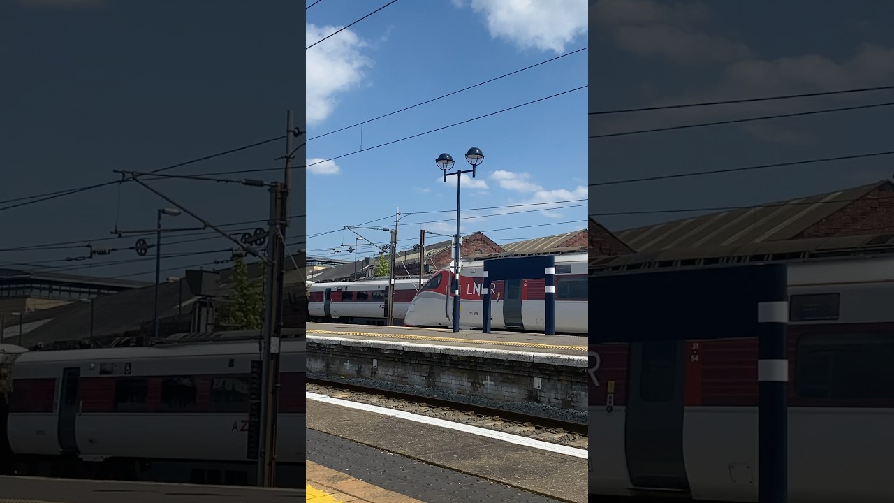 &lsquo;801208 & 801202&rsquo; Class 801/2 Azuma CROSSOVER!!!! (10/5/25) #train #shorts