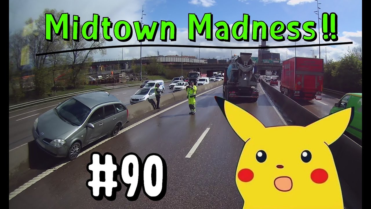 Trucker Dashcam #90 Midtown Madness + CRAZY overtake!
