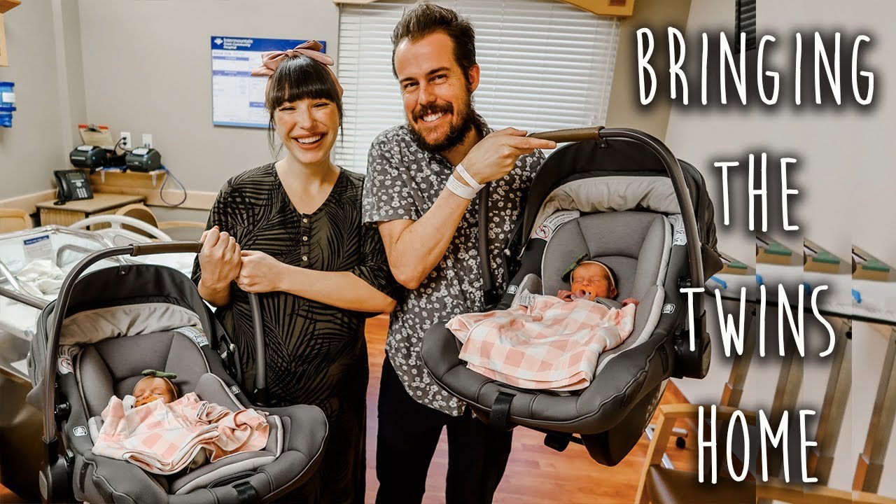 Bringing Twins Home From The Hospital- Meeting Their Dog For The First Time!