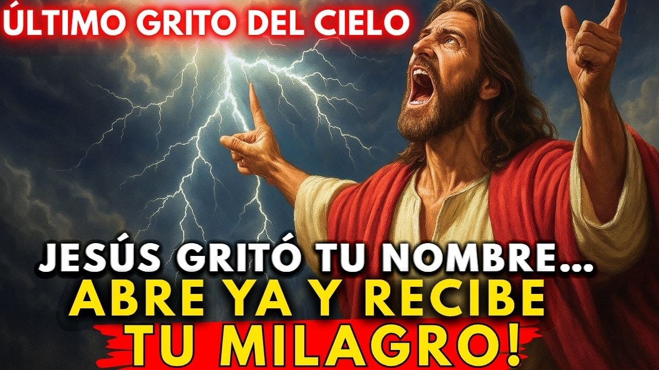✨ ¡URGENTE! JESÚS GRITÓ TU NOMBRE… ABRE YA Y RECIBE TU MILAGRO!