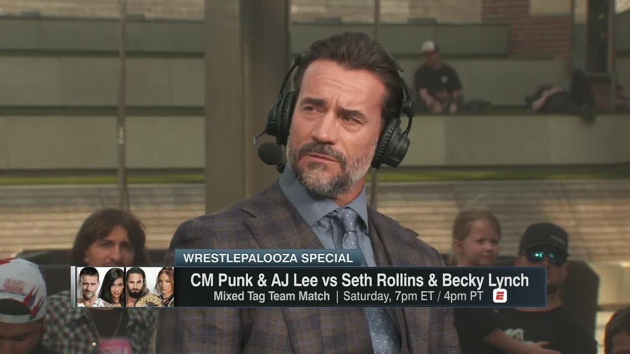 CM Punk о возвращении Эй Джей Ли и его отношениях с Сетом Роллинсом за кадром | WWE на ESPN