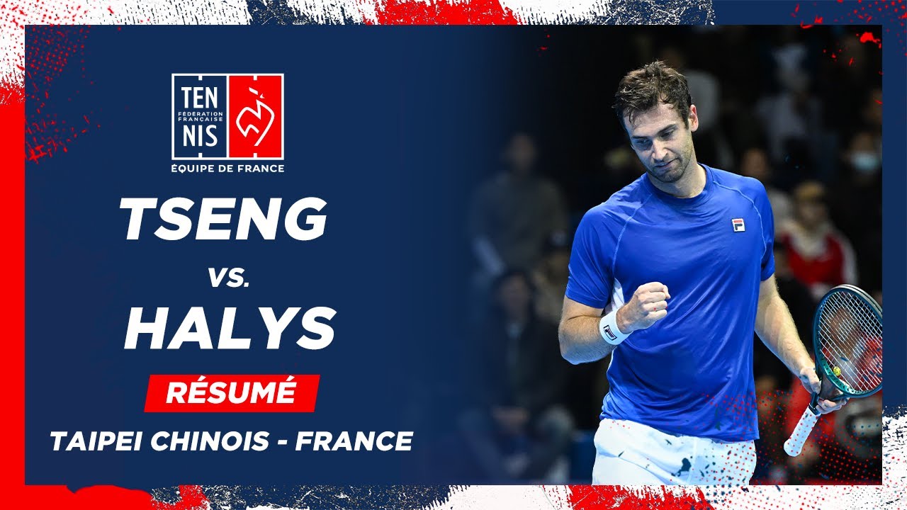 Tseng vs. Halys : Le R&eacute;sum&eacute; |&nbsp;Davis Cup Qualifiers, Taipei chinois-France |&nbsp;FFT
