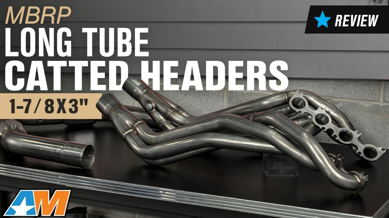 2015-2017 Mustang (GT) MBRP Long Tube Catted Headers - 1-7/8 x 3