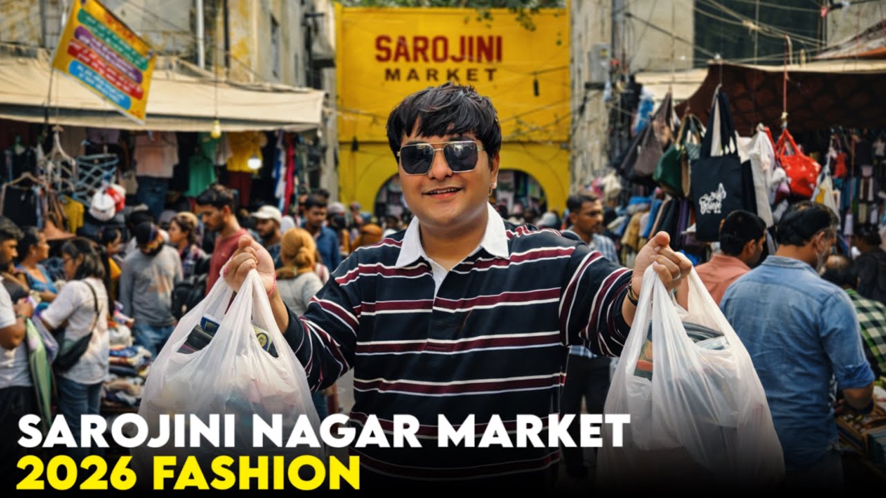 Sarojini Nagar Market Delhi 2026 Summer Collection for Men | Sarojini Nagar Market Shopping Vlog! 😍
